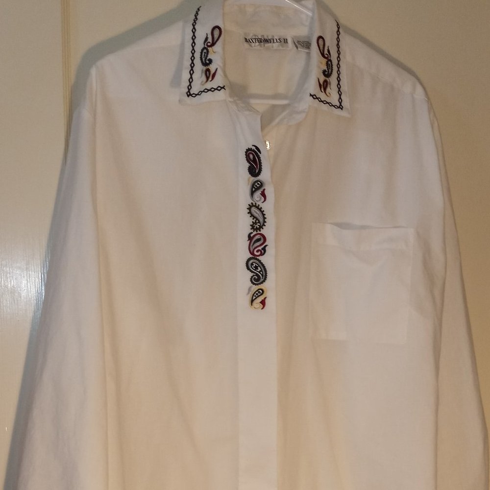 Vintage 90s Baxter and Wells Blouse size 20W